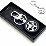 ADOREAL COMBO PREMIUM METALLIC KEYCHAIN AND KEYRING FOR VOLKSWAGEN VIRTUS | TIGUAN | TAIGUN | POLO
