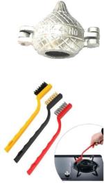 Urban Buy Aluminium Modak And Wire Brush Set Kitchen Tool Set 2 Pc