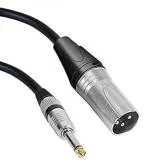 SeCro Male Xlr to 6.35Mm Male Cable Mono Jack Lead for Speaker