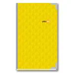 Youva Navneet| My s Case Bound / Hard cover Long Notebook| Foolscap size - 21 cm x 33 cm| Single Line / No Left Margin| 4 Quire Register| 288 Pages| Pack of 1