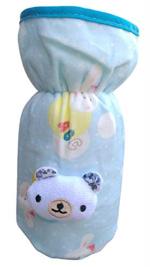 Manan Shopee Kids Dark Blue Fabric Feeding Bottle Cover