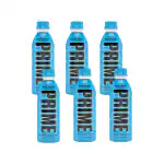 Prime Hydration Drink Blue Raspberry Flavour, 500ml (Pack of 6)