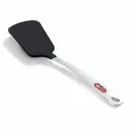 Kitchen Expert - Nylon Turner for Cooking | Spatula for Non Stick Pan | Suitable for Slotted Roti/Dosa/Omlet | Steel Handle | Nylon Turner/Palta | Set of 1