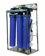 R.K. AQUA FRESH INDIA Stainless Steel 50 LPH Domestic Plant No Storage LTR RO Water Purifier (21.5 Inches, White)