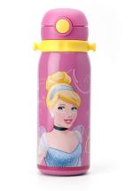 Hoom By HMI Cinderella Push Button Straw Sipper Water Bottle 500 ml