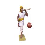 SIMONART AND PRINTING Clay Handicraft Indian Card Seller