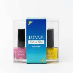 LUNNA Cube of Glam, Lets Play Ludo, Set of 6 Nail Enamels, Extra Strengthening, Chip, Wear Resistant, High Gloss, Shine, Non-Toxic, Vegan, 10ml each