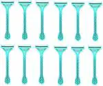 OPTRA-Zizly Stainless Steel Twin Disposable Razor Underarm Body Hair Removal (Set Of 12)