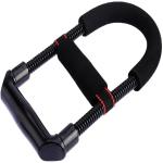 Shopeleven Adjustable Forearm Strengthener Wrist Exerciser Equipment for Upper Arm Workout and Strength Training, Forearm Muscle Strength Training Fitness Equipment, Black, Steel