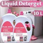 FLEXFIVE Ariel Detergent Liquid 10 Liter Pink Suitable For Top-Load And Front Load Machine And Hand Wash | Concentrated Laundry Detergent