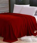 JARS Collections Solid Double Bed fleece Blanket