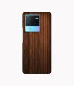 Casotec Brown Wooden Texture Design 3D Printed Hard Back Case Cover for IQOO Neo 6 5G