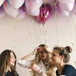 KIDIVO Glitter Shine Pvc Plastic Balloon Ribbon Roll - 5mm x 10 metre (Pack of 6)