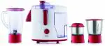 Usha Jmg 0500Xj3 500 W Juicer Mixer Grinder With 3 Jars, Red, White