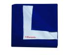 Vparents Blue Cotton And Thermoplastic Polyurethane Bed Protector Dry Sheet