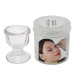 HealthAndYoga ChillEyes Glass Eye Wash Cup (Transparent , Pack of 1)
