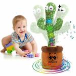 Mapache^TM Talking Cactus for Kids Dancing Cactus Toys Can Sing Wriggle & Singing Recording Repeat What You Say Funny Education Toys Playing Home Decor Items for Kids