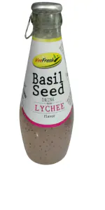 Veefresh Basil Seed Drink Lychee 300ml (Pack of 3)