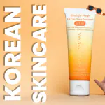 Vedic Blush KOREAN Ultra Light Weight Niacinamide Oil FREE Sunscreen SPF50 | UVA/UVB/Blue Light Protection | Zero White Cast (100 ml)