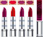 OUR BEAUTY Multicolor New Stylish Highly Moisturing Full Coverage Creamy Matte Lipsticks 17 (Pack Of 4)