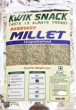 Kwik Snack Barnyard Millets Unpolished Pouch 400 GM