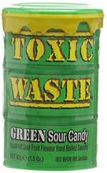 Generic Green Sour Candy Assorted Sour Fruit Flavour Hard Candy, 42 G