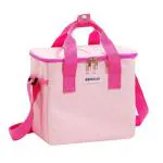 TLISMI Insulated Lunch Box Bag Waterproof Lightweight Portable Leakproof Thermal Cooler Tote Bag Large Capacity Travel Picnic Organizer Tiffin/Bento Bag for Girls, Adults, Kids Gift (Pink)