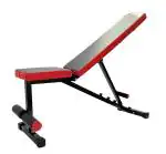 Protoner Fitness Adjustable Incline, Decline, and Flat Bench(Black and Red)