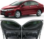 Able Elegant Car Magnetic Sun Shade Curtains with Zipper for Honda City Type-IV Set of 4 Pcs (2014 to 2019 Model)