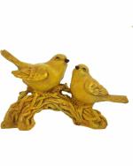 Craft Junction Two Love Birds Sparrow Statue - 12 cm