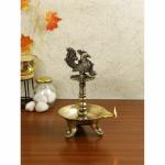 Brass Bird Lamp Diya 3 Legs