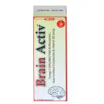 BRAIN ACTIV Omega ( EPA, DHA ) Total Anthocyanins , Natural Mixed Tocopherols & Vitamin D3 Syrup 200ml (Pack_of_1).