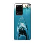 GADGETSWRAP Printed Vinyl Skin Sticker for Samsung Galaxy S20 Ultra - shark attack painting