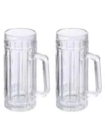 Smartserve Gambrinus Beer Mug 330 ml, Set of 2pcs, Transparent