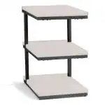 Heera Moti 3 Tier Side Table, End Table, Storage Side Table, Home Décor (Finish: - White Matt)