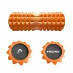 HEAD Deep Tissue Muscle Massage Yoga Roller for Sore Muscle Pain Relief & Recovery, Cramping, Tightness, Soothing Cramp for Home Gym Fitness
