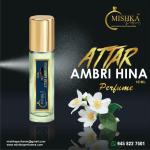 Mishka Perfumes - Ambri Hina | Amber Rose Attar | 10 ml
