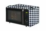 The Furnishing Tree Microwave Oven Cover for IFB 38 L Convection 38SRC1 Gingham Pattern Black & White