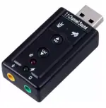 Tech Gear 7.1 Channel USB External Sound Card Audio Mic Adapter for Laptop or PC - Just Plug and Play