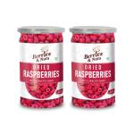 Berries & Nuts Premium Dried Rasphberries | Dehydrated Raspberries | 360 Grams | 2 Bottles of 180 Grams