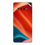 GADGETSWRAP Printed Vinyl Skin Sticker for Samsung Galaxy S10 - Abstract Ripple Wave