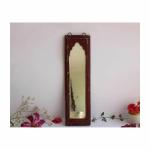 J.L.Home Decor Brown Rectangular Mirror Pack of 1