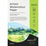 Paper Pep White Cold Pressed Watercolour Paper 300 gsm (50 cm X 70 cm) 10 Pcs