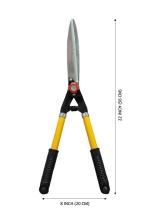 Utkarsh PREMIUM Garden Hedge Shears | Carbon Steel Blade Pruning Hedge Shears & Plant Branch Stem Cutter, Scissors with Ergonomic Handle for Lawn or Garden | Set of 1 Tool | Home Gardening Tools