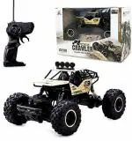 Kdr Golden Plastic, Stainless Steel Waterproof Remote Controlled Rock Crawler Rc Monster Truck For 3 years Old