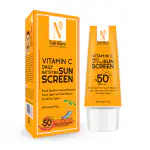 NutriGlow Advanced Organics Vitamin C Daily Mattifying Sunscreen SPF 50 PA++++, Anti-Pollution, Fragrance-Free, Non- Sticky, No White Cast, For All Skin Types (50g)
