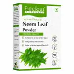 Elecious 100% Natural Neem Powder Ideal for Face, Skin and Hair (200 Grams) | Anti-Pimple and Anti-Bacterial | Chemical Free Hair Cleanser For Healthy Hair and Skin