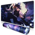 Qizlar Extended Gaming Mouse Pad (800mm x 300mm x 3mm) Extra Large Gaming Mouse Mat for Gamer, Waterproof Office Desktop Mat (Anime-3)