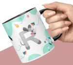 NH10 DESIGNS Colorful Alphabet Letter R Printed Coffee Mug for Kids Girls Boys Friends Love Best Gift for Birthday Anniversary Initial Letter R (Ceramic Tea Coffee Mug-350ml) - ABV3TM2 54