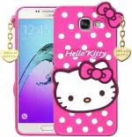 Mbcase Samsung Galaxy A9 Pro Pink Rubber Back Cover